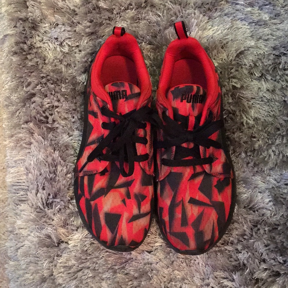 Puma sneakers.